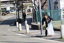 ２月１６日に当会会員の神戸マツダ様が今年２回目の清掃活動を実施しました。