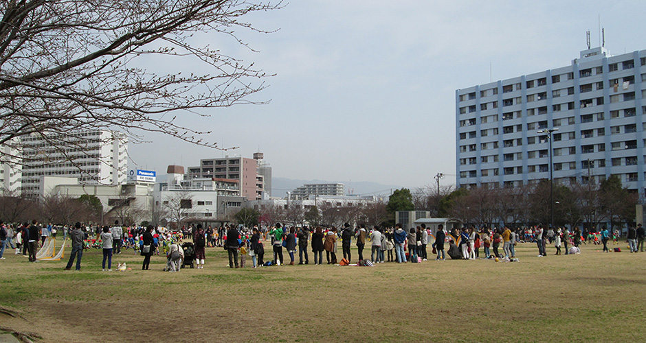 神戸ウイングスタジアム主催の「ウイング健康フェスタ２０１５」が３月２１日（祝・土）にノエビアスタジアム神戸で開催されました。
