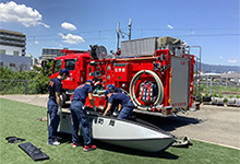 ２０２１年７月２１日『神戸市消防局の防災訓練が行われました。』