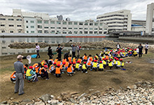 ２０２３年６月１日『小学生参加型大阪湾一斉調査が行われました。』
