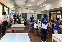 ２０２３年９月２７日『浜山小学校３年生、環境体験学習「アサリプロジェクト」５年生、兵庫運河についての学習が行われました。』