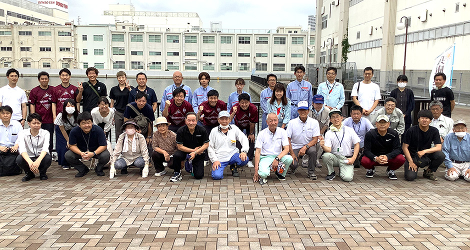 兵庫運河周辺クリーン作戦が行われました。