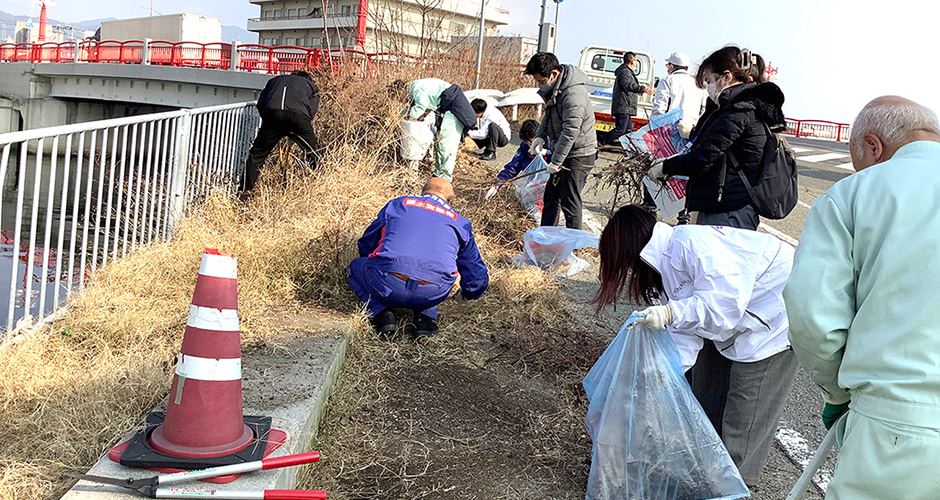 兵庫運河クリーン作戦が行われました。